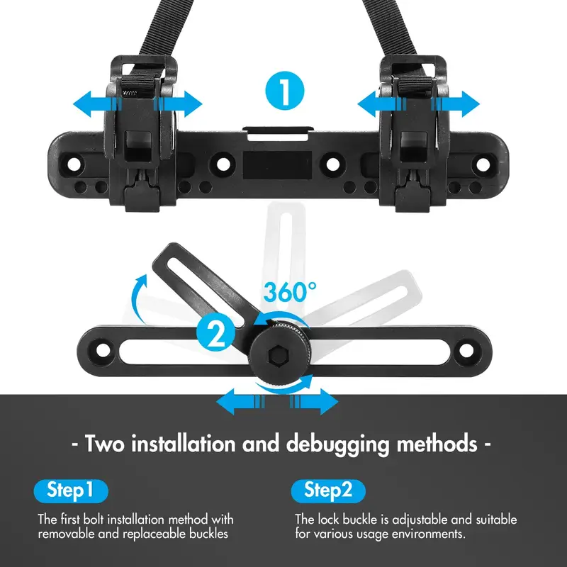 Black Bicycle Side Bag Buckle - Image 6
