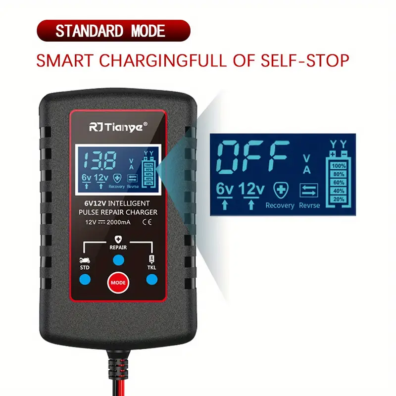 1pc ASE Smart Pulse Repair Charger - Image 2