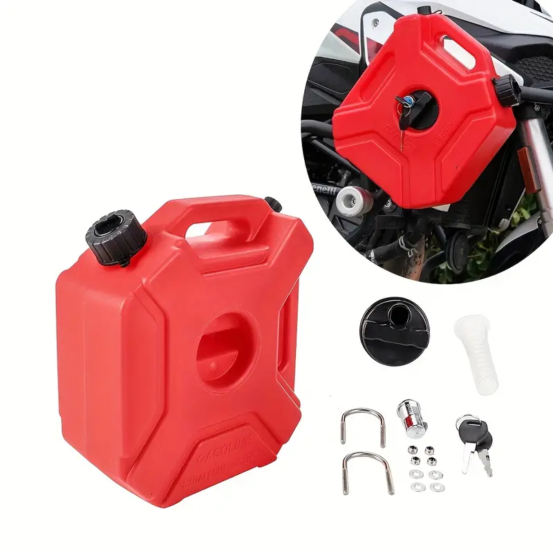 3L/5L (With Lock) Motorcycle Accessory Fuel Tank - Image 4